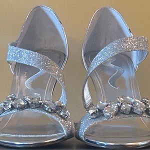 Silver shoes- good condition